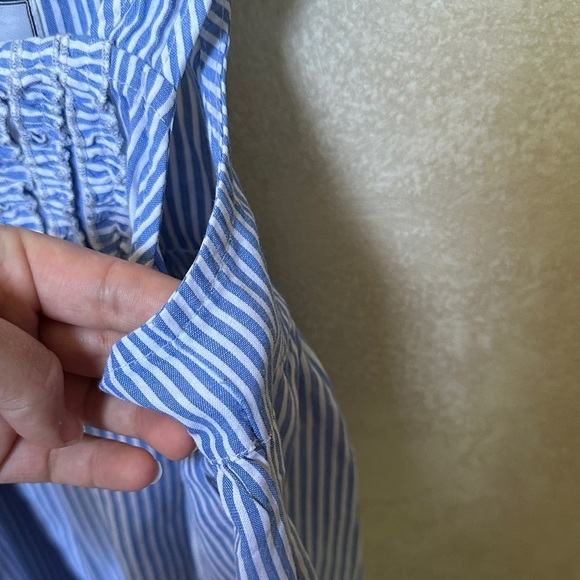 EUC Petite Plume seersucker dress sz 8 - Picture 6 of 7